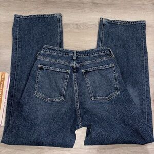 Classic Blue Denim Wide Leg Jeans size 6